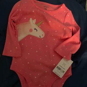 Unicorn long sleeve onesie